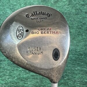 Vintage Callaway Great Big Bertha War Bird 10° Mens RH Driver Graphite R Flex